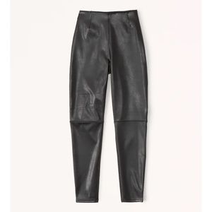 Abercrombie & Fitch Curve Love Vegan Leather Skinny Legging